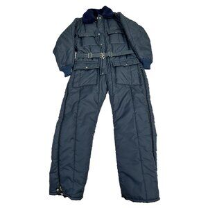 Vintage Walls Blue Blizzard-Pruf Insulated Apparel Snowsuit Coveralls Mens Large